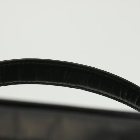 GUCCI Bamboo Vanity Cosmetic Pouch Patent leather Black 032 1705 Auth bs4532 - Picture 14 of 16